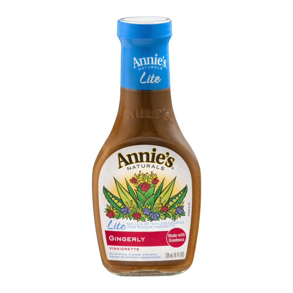 slide 1 of 2, Annie's Naturals Lite Gingerly Vinaigrette Dressing, 8 oz