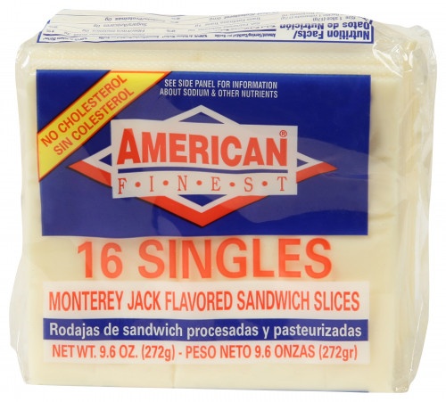 slide 1 of 1, American Finest Monterey Jack Cheese Slices, 9.67 oz