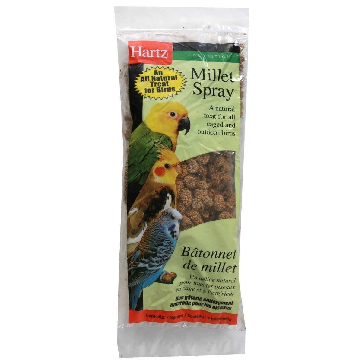 slide 1 of 1, Hartz Millet Spray Bags, 7 ct