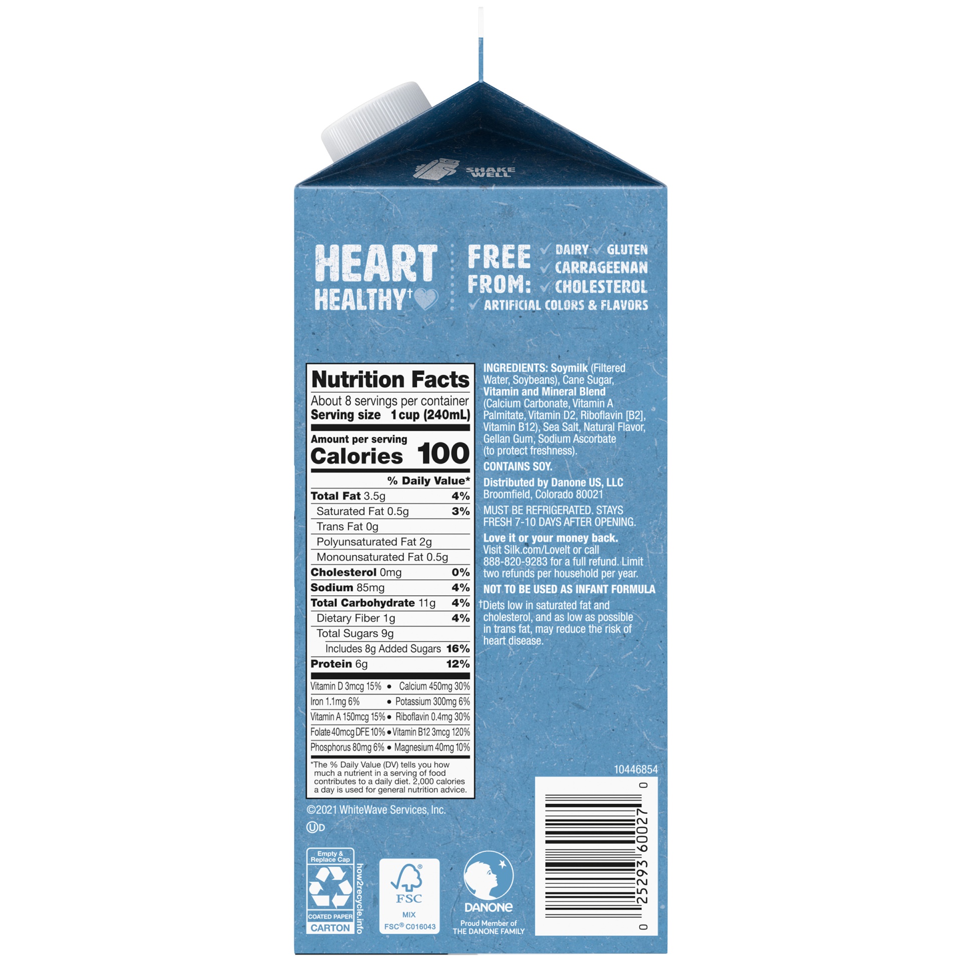 Silk Vanilla Soy Milk 64 fl oz Shipt