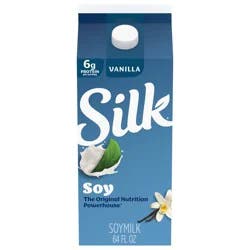 Silk Vanilla Soy Milk - 0.5ga