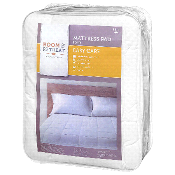 slide 1 of 1, Rest Right Twin Easy Care Mattress Pad, Twin Size