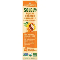 Solely Organic Pineapple with Coconut Fruit Jerky - 0.8 oz