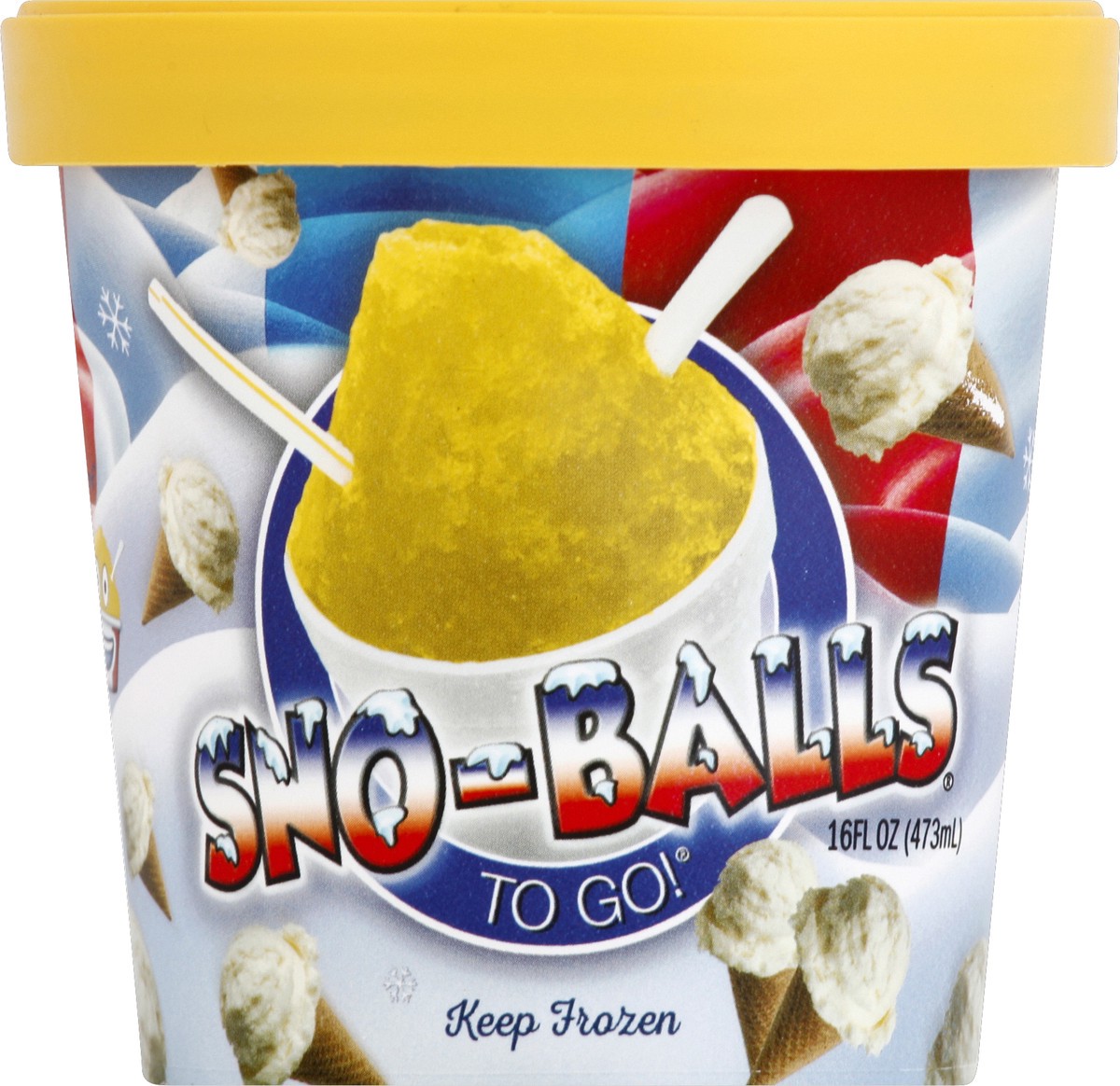 slide 2 of 3, Sno-Balls To Go 16 oz, 16 oz