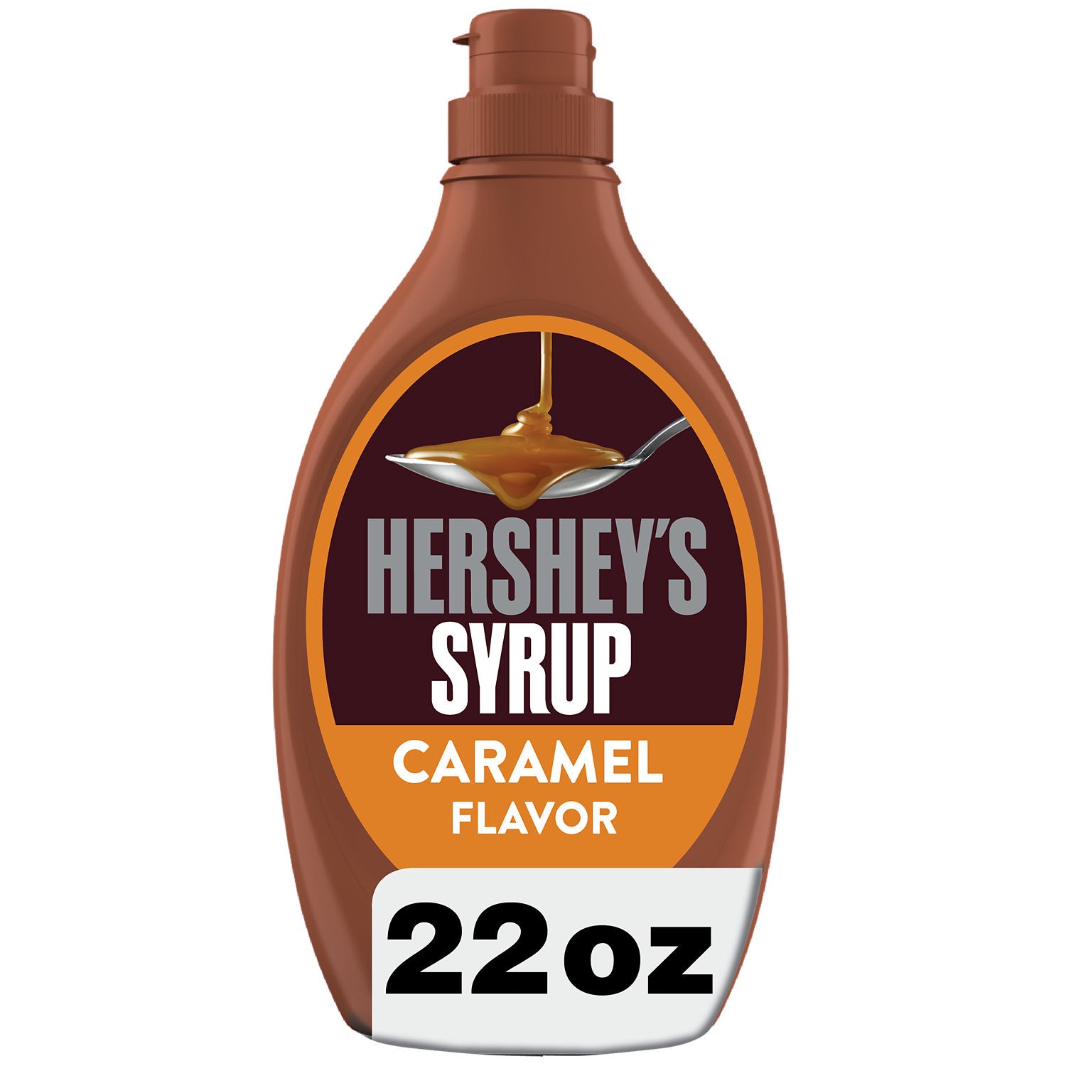 slide 2 of 9, Hershey's Caramel Syrup, 22 oz