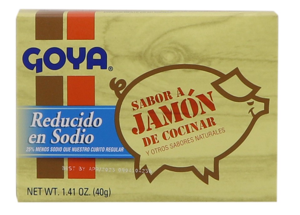 slide 1 of 1, Goya Ham Flavored Conc Red Sod 8Env, 1 ct