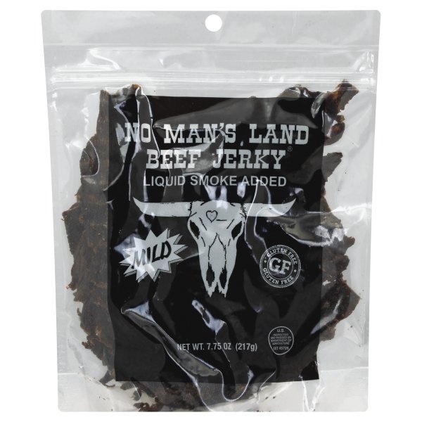 slide 1 of 1, No Man's Land Beef Jerky Mild, 7.75 oz