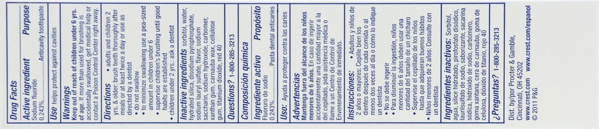 slide 2 of 7, Crest Toothpaste 6 oz, 6 oz