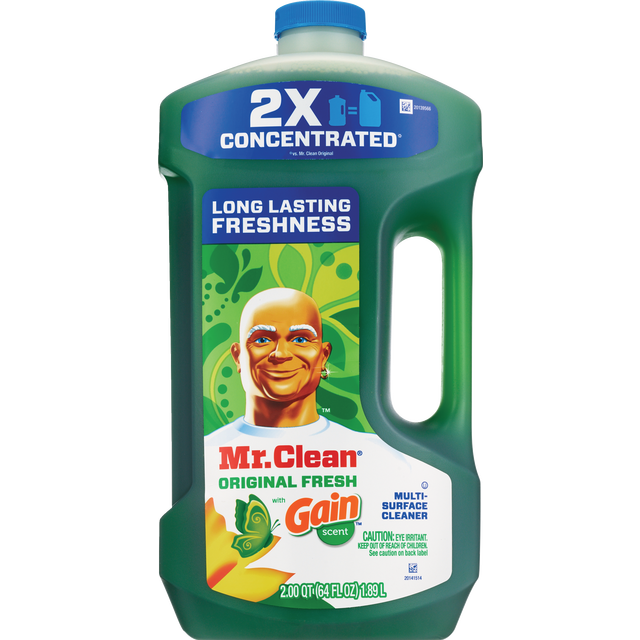 slide 1 of 1, Mr. Clean Gain Original Liquid Cleaner 64 Ounces, 64 oz