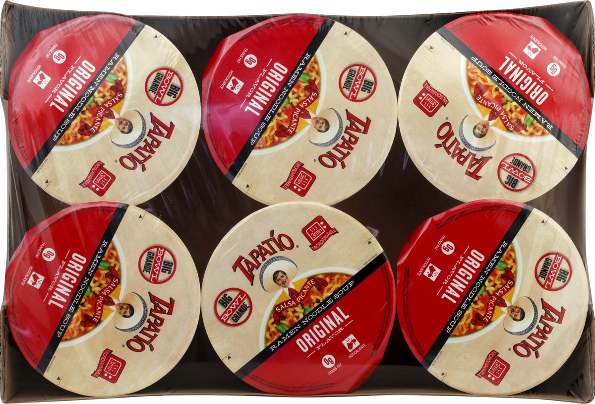slide 12 of 13, Tapatio Big Bowl Grande Original Flavor Ramen Noodle Soup - 6 ct, 6 ct