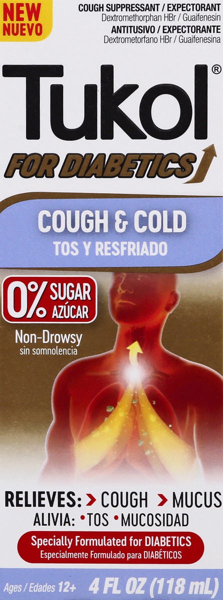slide 9 of 12, Tukol For Diabetes Cough & Cold 4 oz, 4 oz
