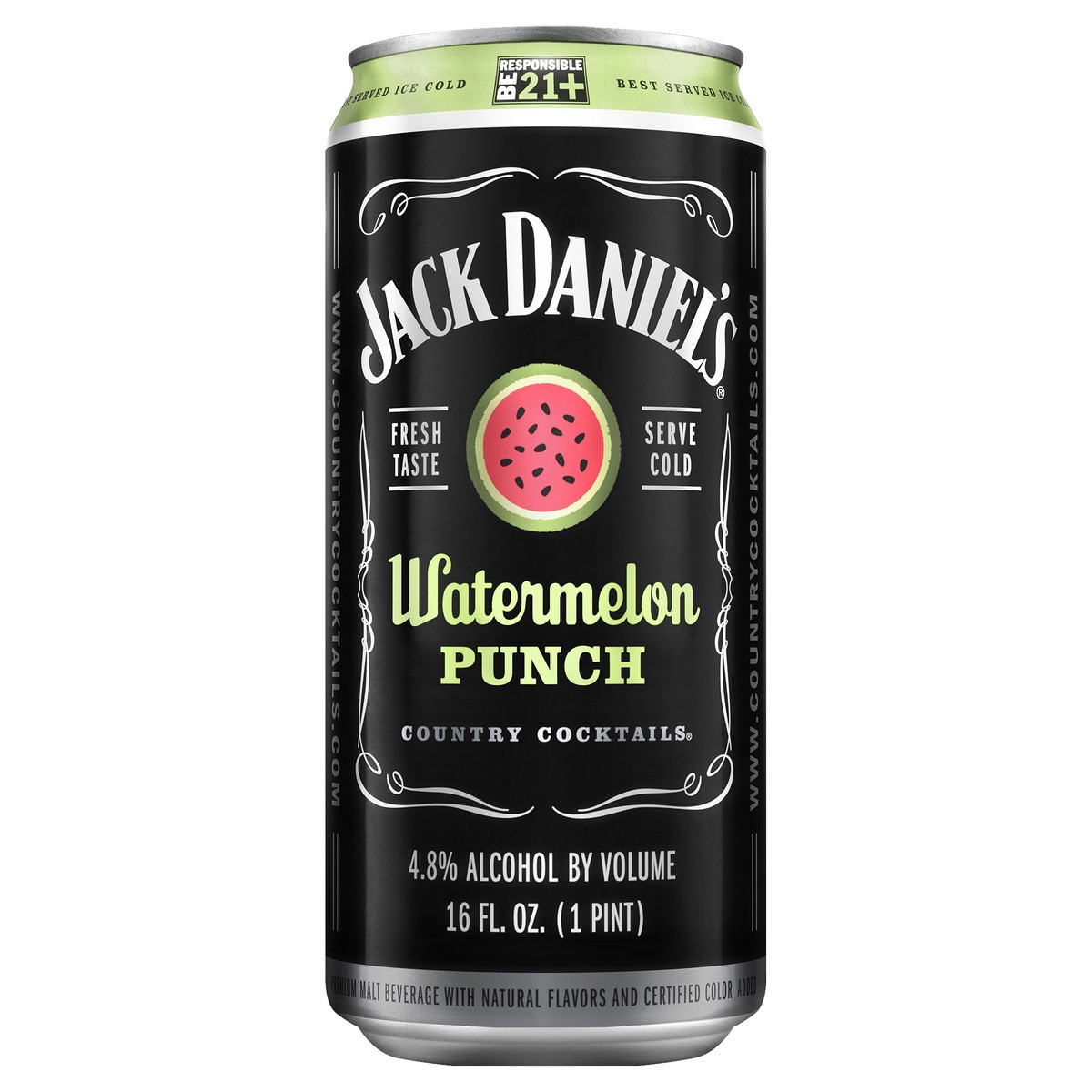 slide 2 of 2, Jack Daniel's Watermeln Punch Country Cocktails, 16 oz