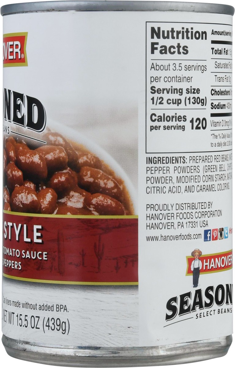 slide 4 of 14, Hanover Tex-Mex Style Seasoned Select Beans 15.5 oz, 15.5 oz
