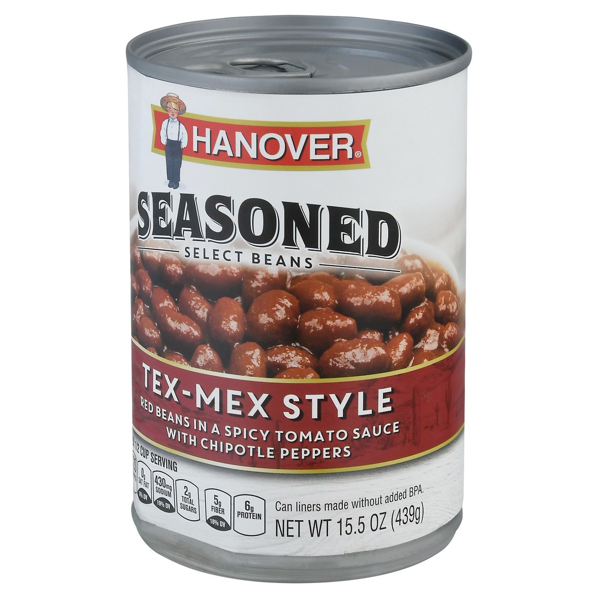 slide 6 of 14, Hanover Tex-Mex Style Seasoned Select Beans 15.5 oz, 15.5 oz