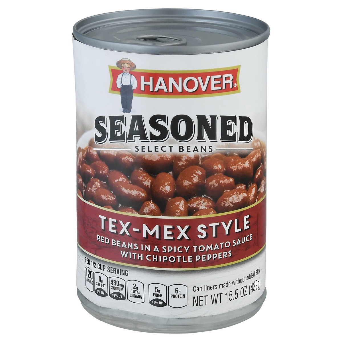 slide 10 of 14, Hanover Tex-Mex Style Seasoned Select Beans 15.5 oz, 15.5 oz