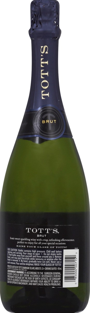 slide 5 of 6, Tott's Champagne 750 ml, 750 ml