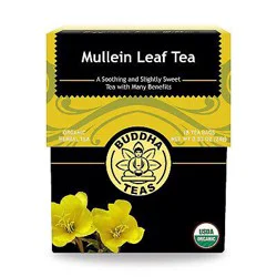 Buddha Teas Mullein Leaf Tea - 18 ct