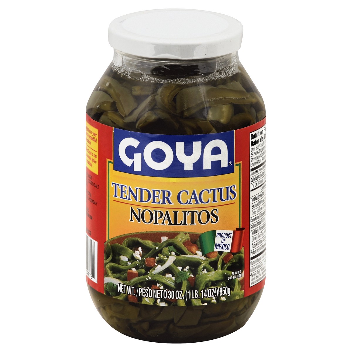 slide 2 of 2, Goya Tender Cactus 30 oz, 30 oz