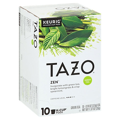 slide 1 of 1, Tazo K-Cup Tea Zen, 10 ct