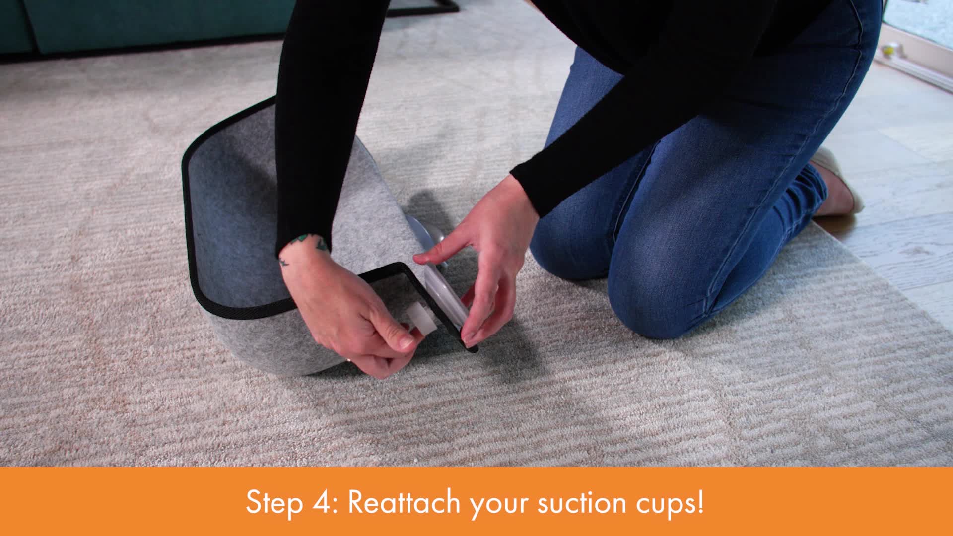 slide 8 of 10, K & H K&H Pet Products EZ Mount Window Bed Kitty Sill Tan 27 X 11 X 6 Inches, 1 ct