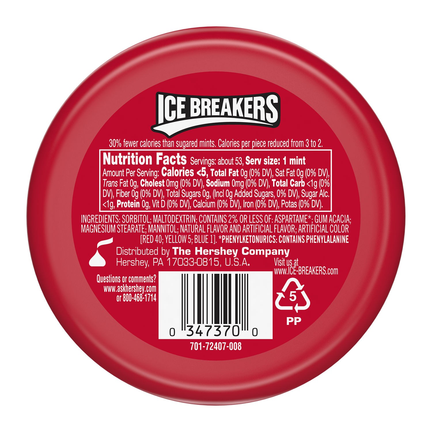 slide 8 of 8, Ice Breakers Breath Mints, 1.5 oz
