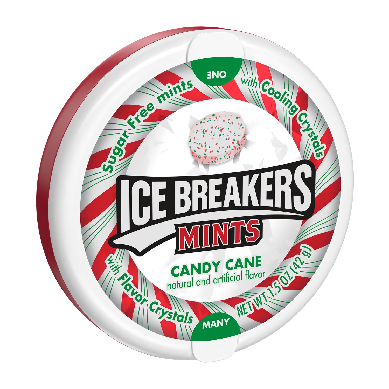 slide 1 of 8, Ice Breakers Candy Cane Mints, 1.5 oz