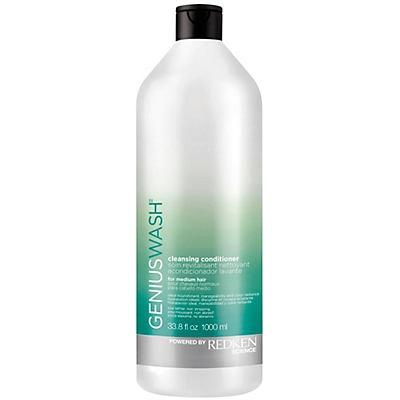 slide 1 of 1, Redken Genius Wash Cleansing Conditioner Medium Hair, 33.8 oz