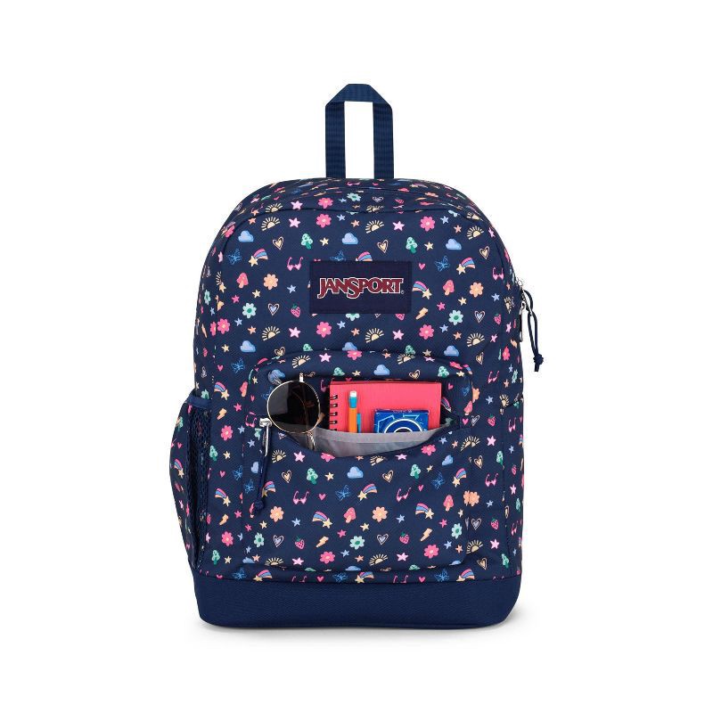 slide 4 of 8, JanSport Cross Town Plus 17" Backpack - Fluid Slice of Fun, 1 ct