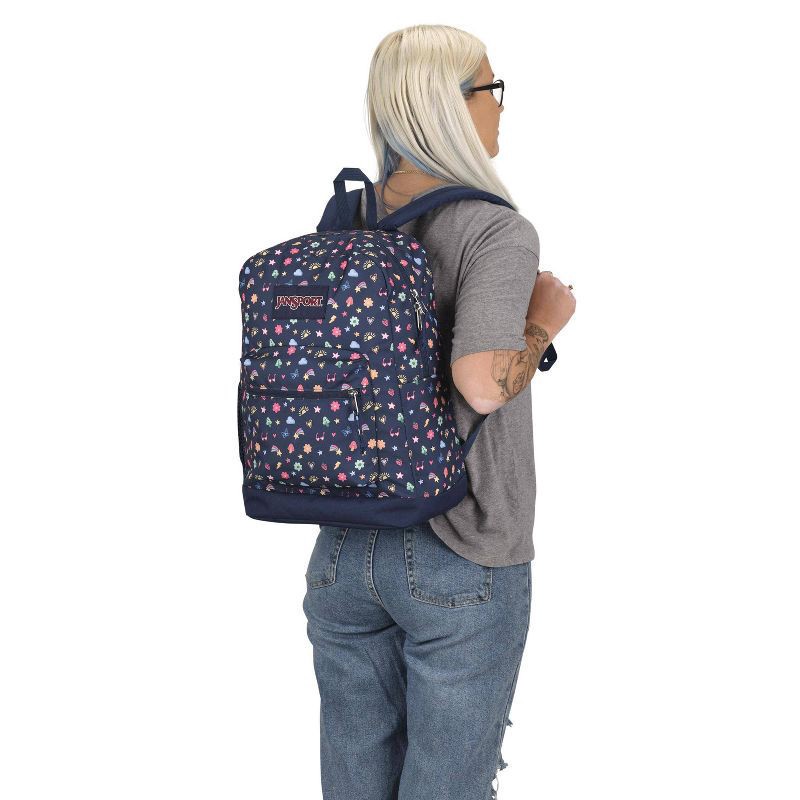 slide 8 of 8, JanSport Cross Town Plus 17" Backpack - Fluid Slice of Fun, 1 ct