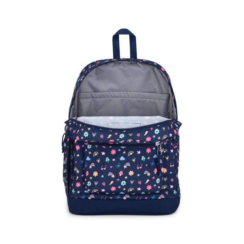 slide 3 of 8, JanSport Cross Town Plus 17" Backpack - Fluid Slice of Fun, 1 ct