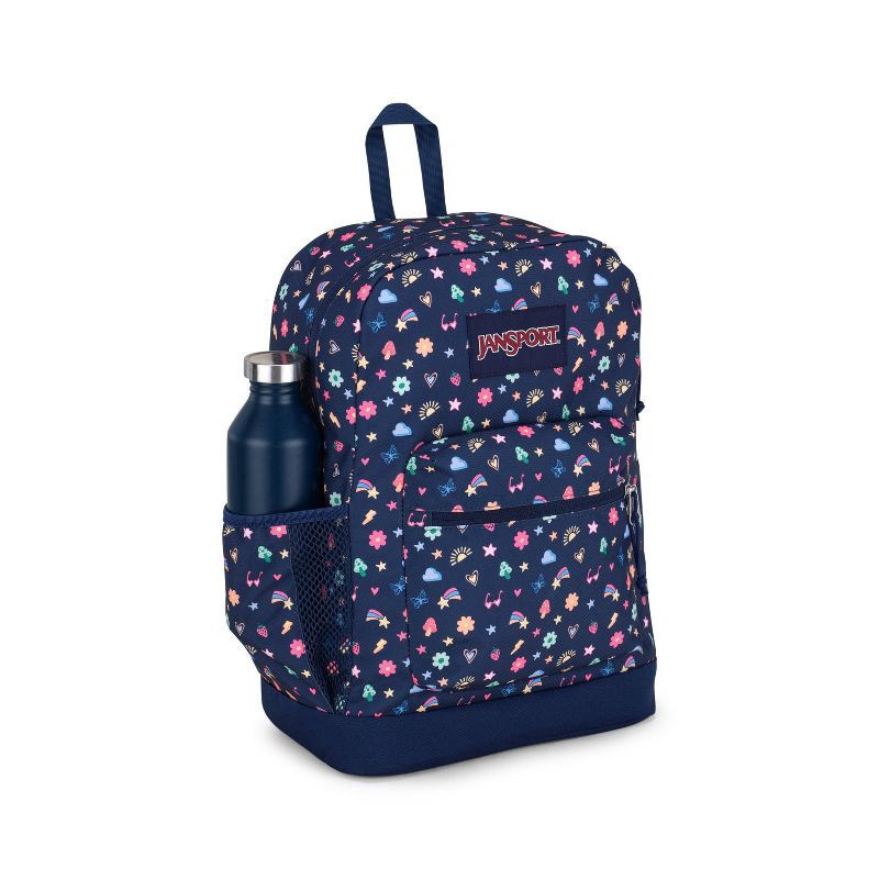 slide 6 of 8, JanSport Cross Town Plus 17" Backpack - Fluid Slice of Fun, 1 ct