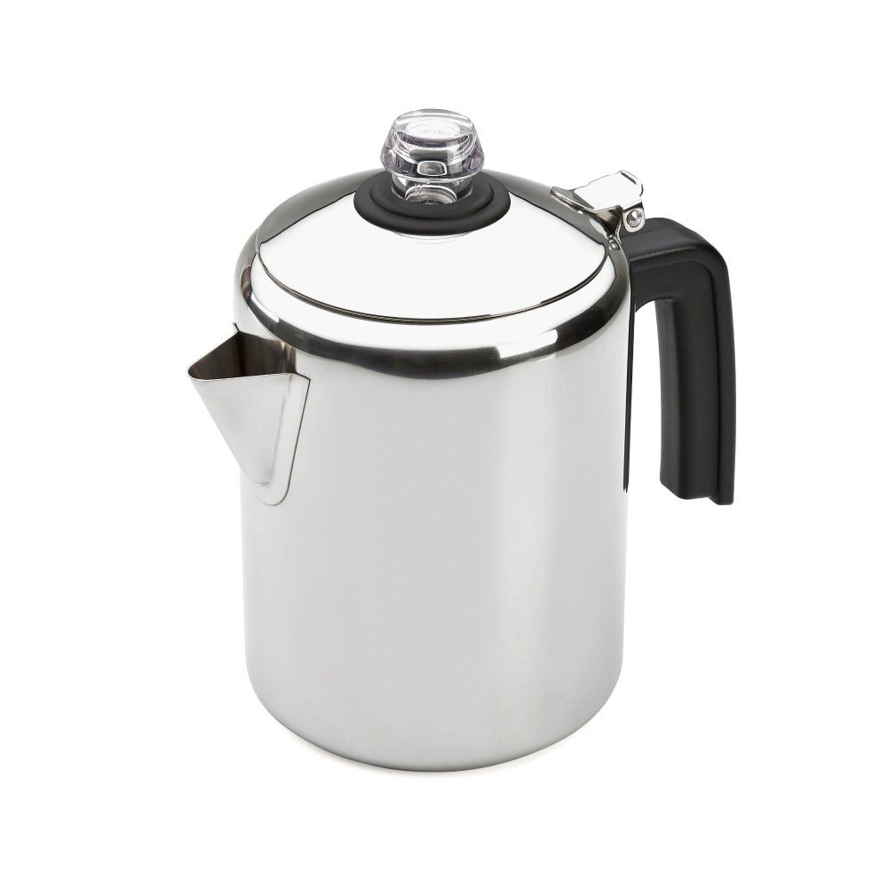 slide 1 of 1, Bialetti Stainless Steel Percolator - Silver, 8 cup