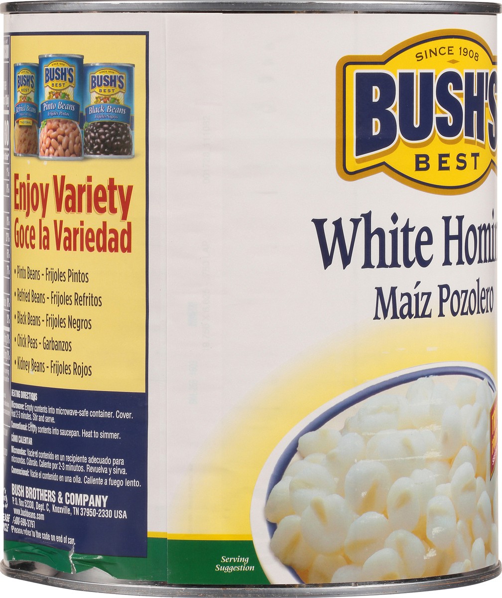 slide 7 of 8, Bush's Best Bush's White Hominy 108 oz, 108 oz