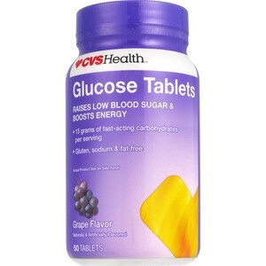 slide 1 of 1, CVS Health Glucose Tablets, Grape, 50 Ct, 1 ct