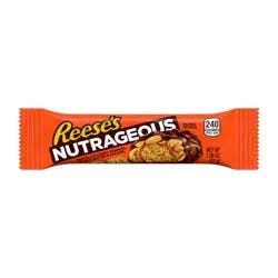 Reese's Nutrageous Milk Chocolate, Peanut, Peanut Butter and Caramel Candy Bar, 1.66 oz