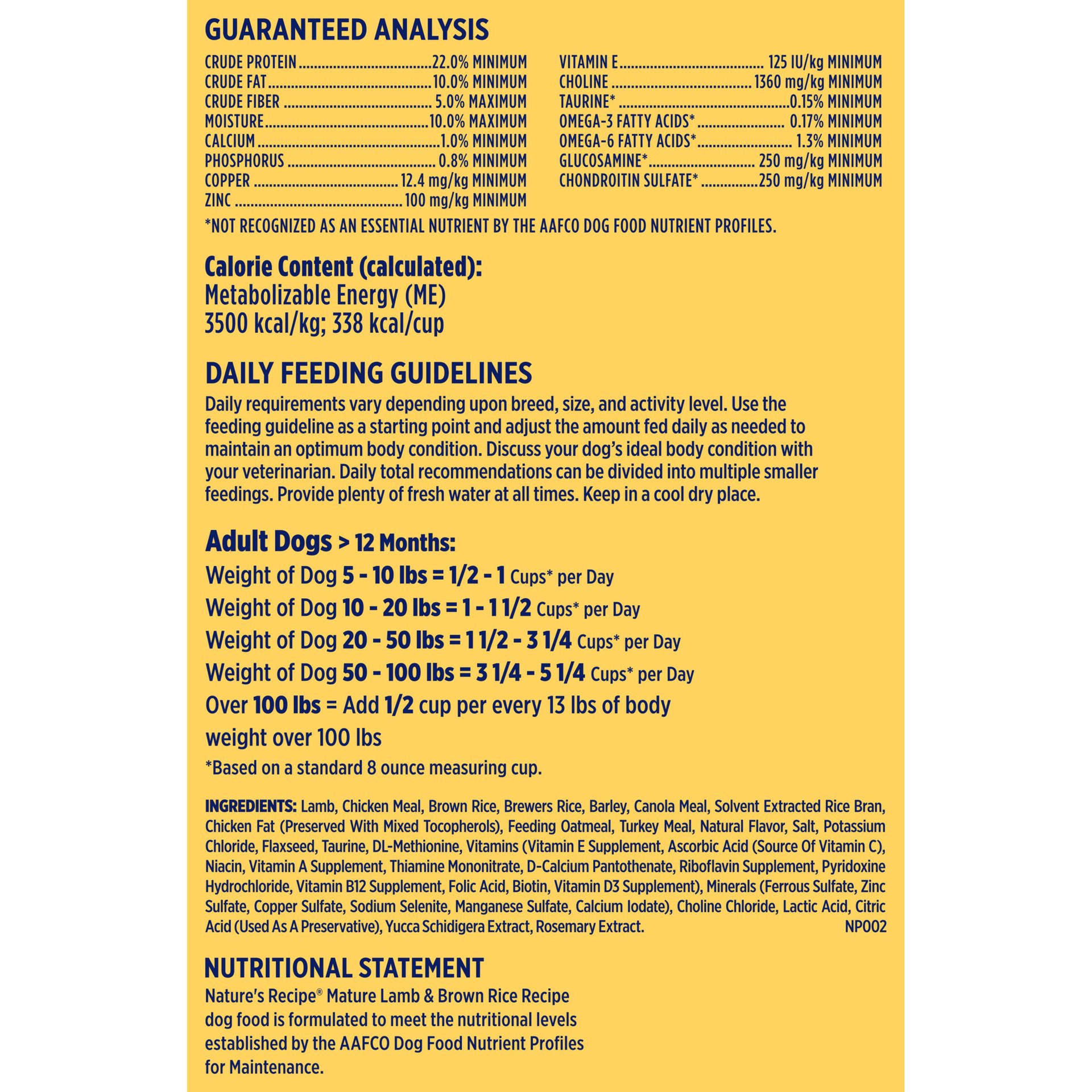 slide 3 of 10, Nature's Recipe Nature''s Recipe Mature Lamb & Brown Rice Recipe Dry Dog Food, 24 lb. Bag, 24 lb