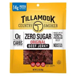 Tillamook Country Smoker Zero Sugar Original Beef Jerky 2.2 oz