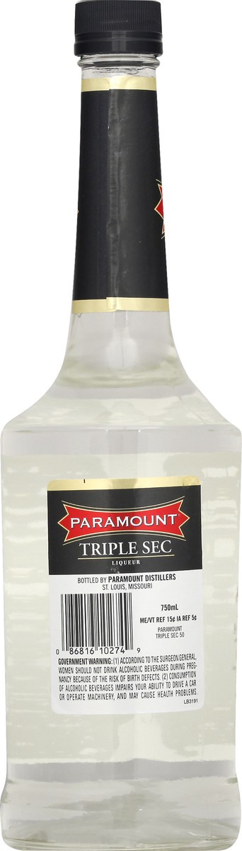 slide 4 of 6, Paramount Triple Sec, 750ML, 750 ml