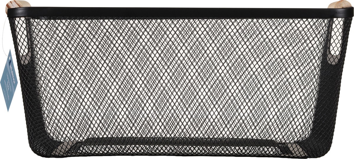 slide 5 of 11, Whitmor Metal Mesh Tote with Wood Handles Large 1 ea, 1 ct