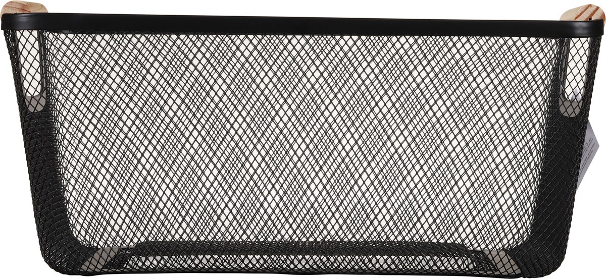 slide 7 of 11, Whitmor Metal Mesh Tote with Wood Handles Large 1 ea, 1 ct