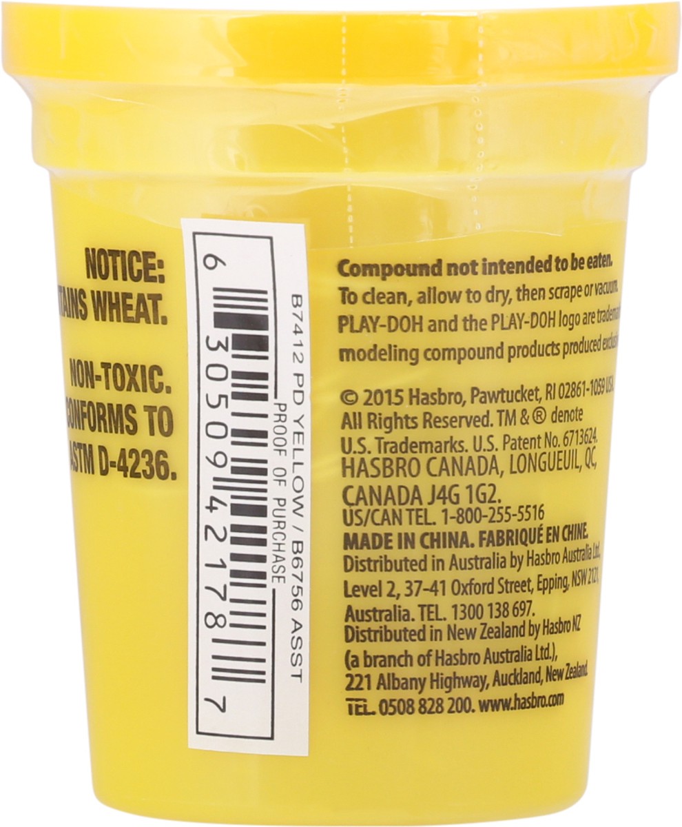 slide 5 of 9, Play-Doh Yellow Single Can Modeling Compound, 4 oz