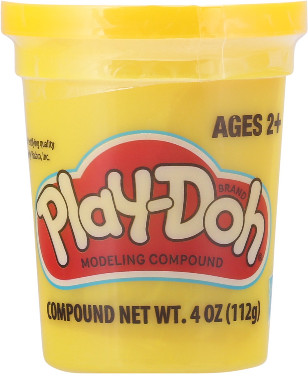 slide 4 of 9, Play-Doh Yellow Single Can Modeling Compound, 4 oz