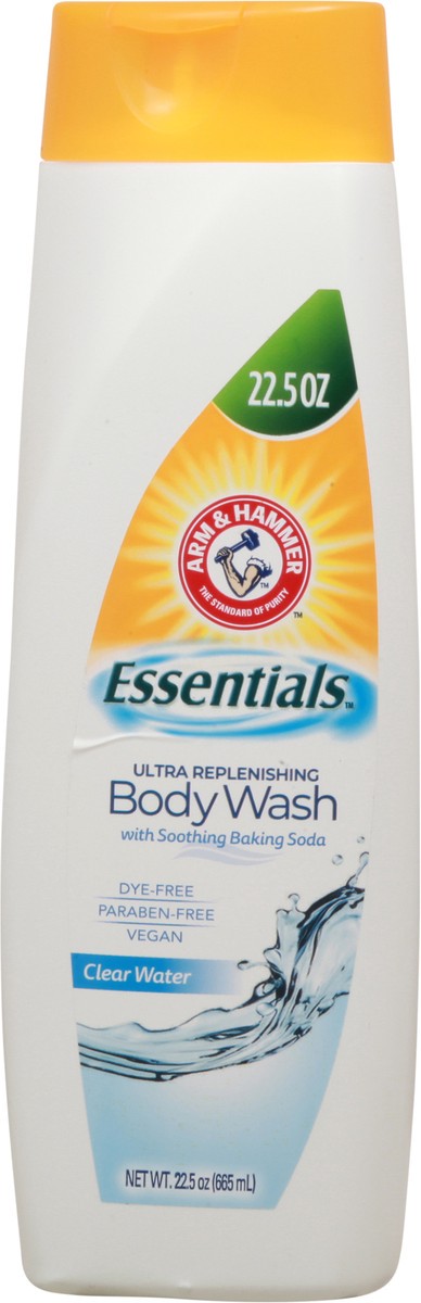 slide 1 of 9, ARM & HAMMER Essentials Ultra Replenishing Clear Water Body Wash 22.5 oz, 22.5 oz