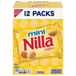 Mini Nilla Wafers Cookies - Munch Pack - 12oz/12ct