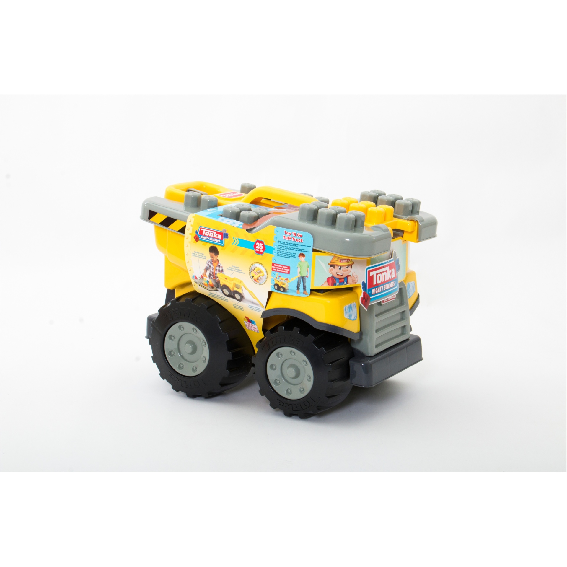 slide 1 of 1, Tonka Mighty Builders Pull & Store Construction Dump Truck, 25 ct