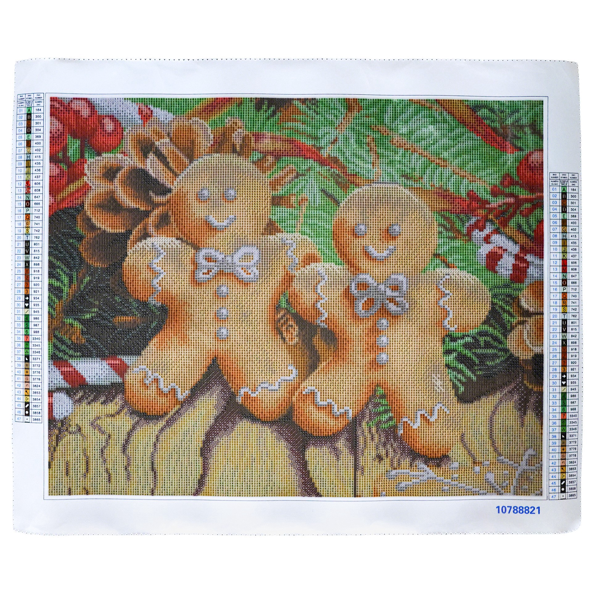 slide 3 of 4, 16" X 20" Gingerbread Diamond Art Kit By Make Market, 16 in x 20 in