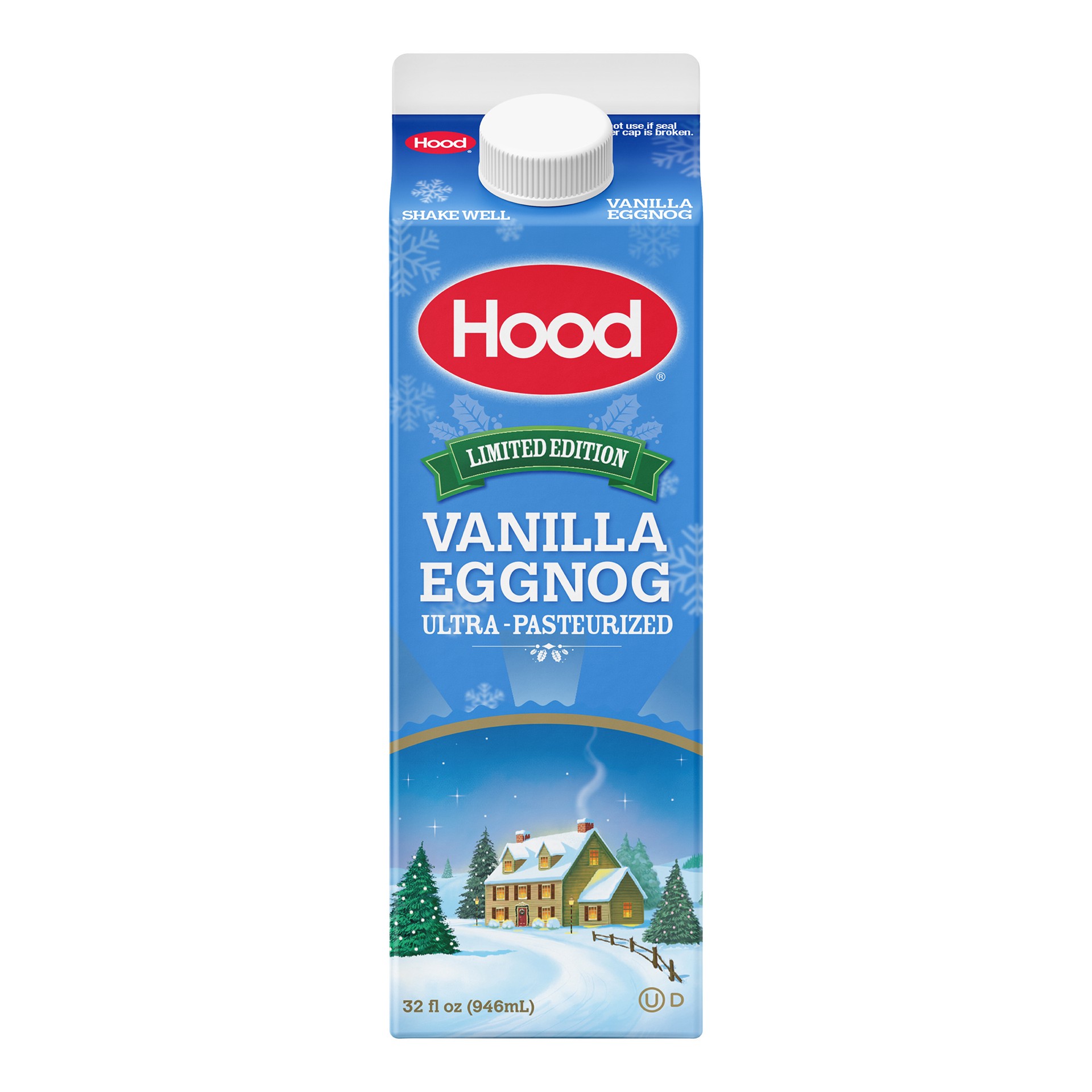 slide 1 of 10, Hood Vanilla Eggnog, 32 oz, 32 oz