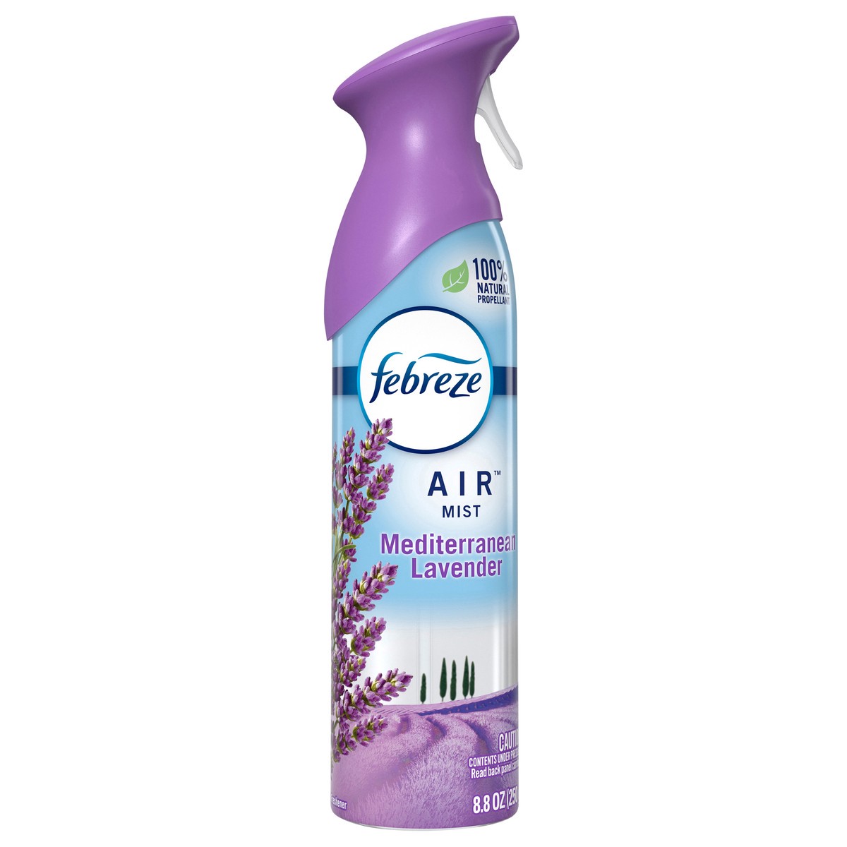 slide 1 of 4, Febreze Air Freshener Spray, Odor-Fighting Room Spray, Mediterranean Lavender Scent, 8.8oz, 1 Count, 8.8 oz