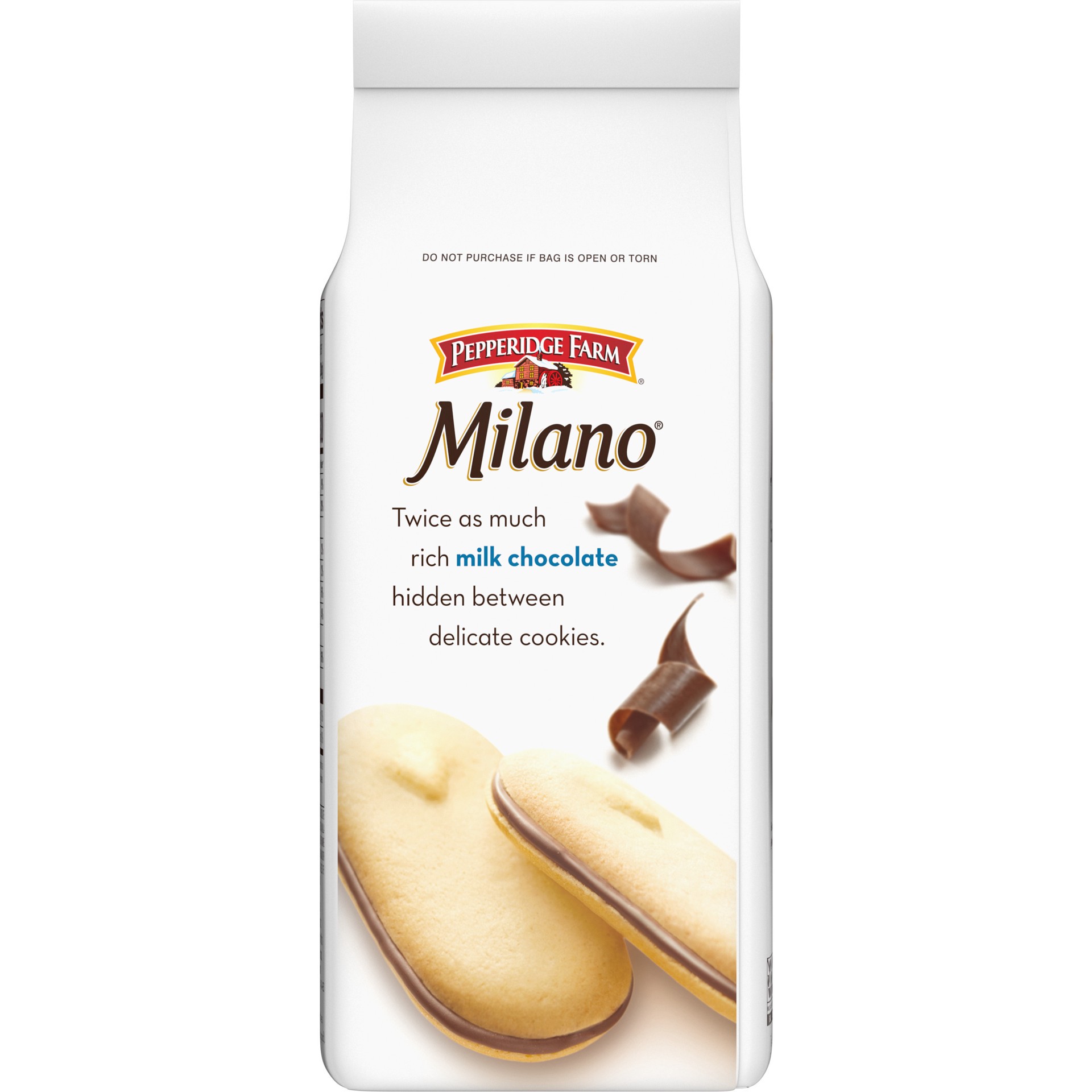 slide 5 of 5, Pepperidge Farm Milano Double Milk Chocolate Cookies, 7.5 OZ Bag (15 Cookies), 7.5 oz