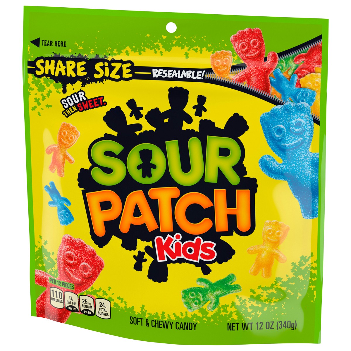 slide 5 of 9, SOUR PATCH KIDS Soft & Chewy Candy, Share Size, 12 oz, 12 oz